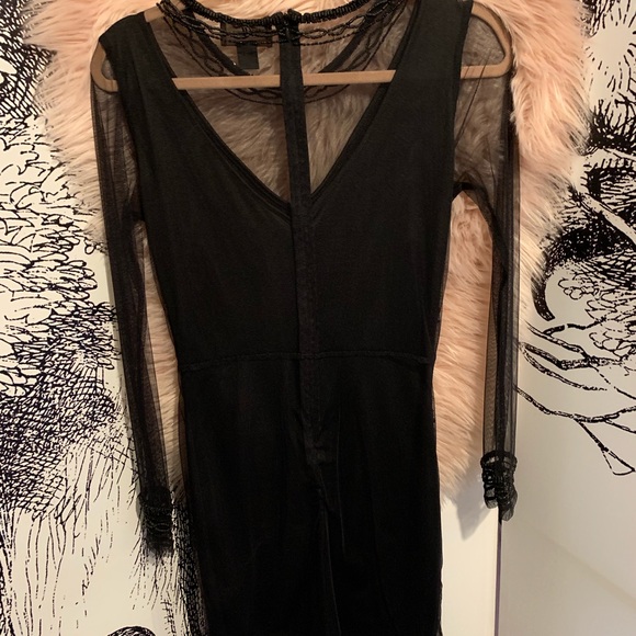 Black beaded dress - Picture 5 of 6